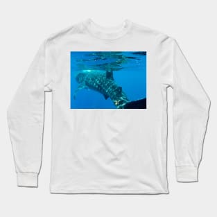 Whale Shark Caribbean Snorkel Swim Long Sleeve T-Shirt